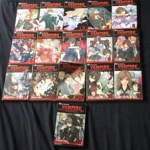 Vampire Knight manga (1-15) and volume 17